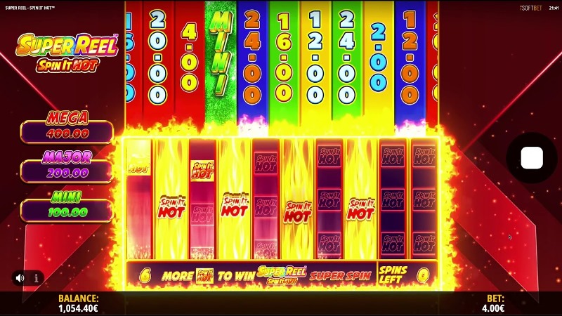 Slot game Super Reel: Spin It Hot của cổng game Thabet88
