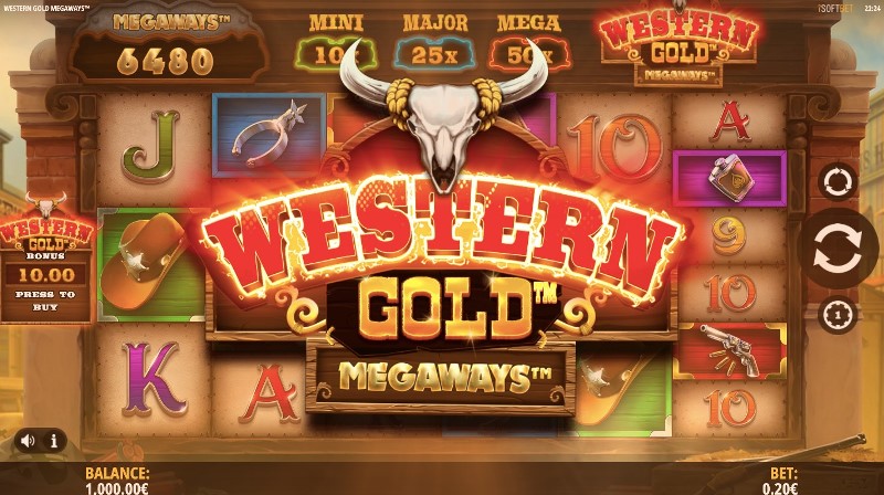 Slot game Thabet88 Western Gold Megaways